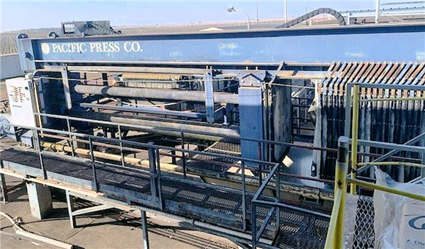 Pac-press 1500mm Plate And Frame Filter Press With (67) 59" X 59" Plates)